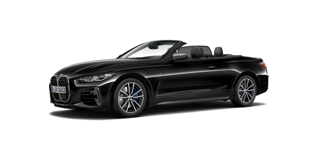BMW BMW 4er in Schwarz von vorne BMW BMW 4er in Schwarz von vorne