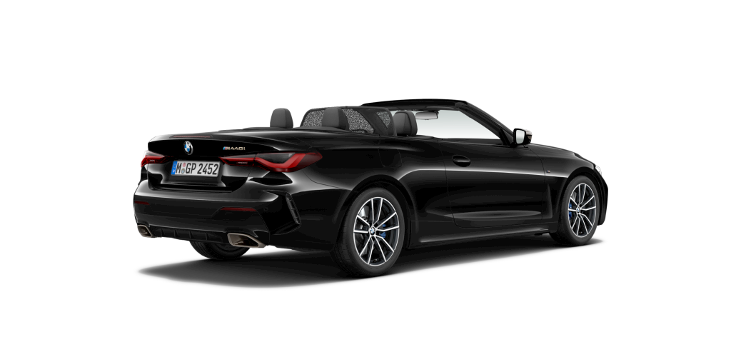 BMW BMW 4er in Schwarz von hinten BMW BMW 4er in Schwarz von hinten