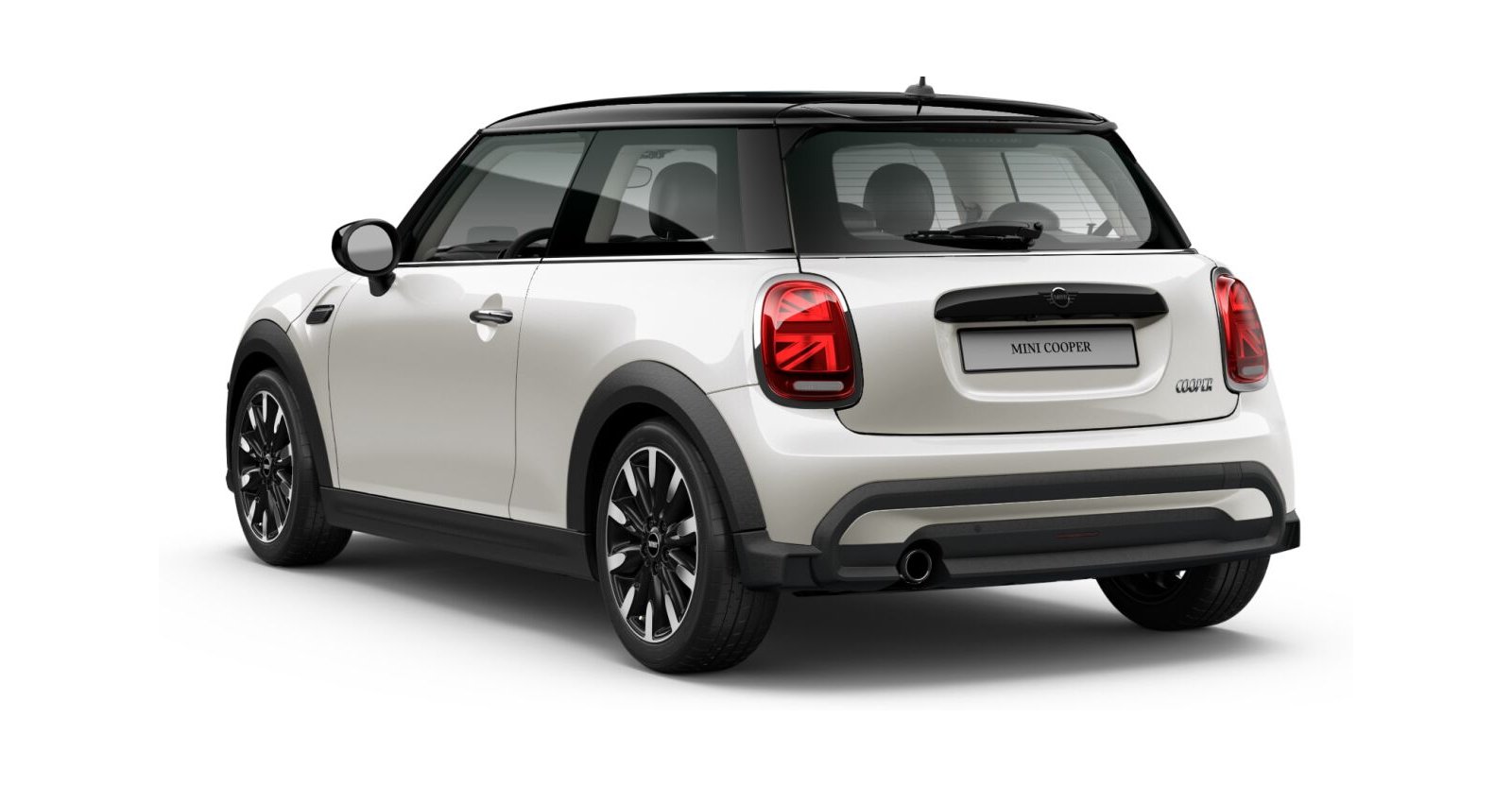 MINI MINI 3-Türer in Weiß von hinten MINI MINI 3-Türer in Weiß von hinten