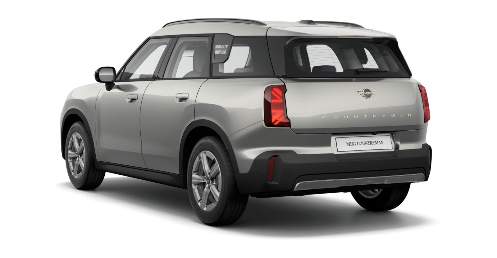 MINI MINI Countryman in Silber von hinten MINI MINI Countryman in Silber von hinten