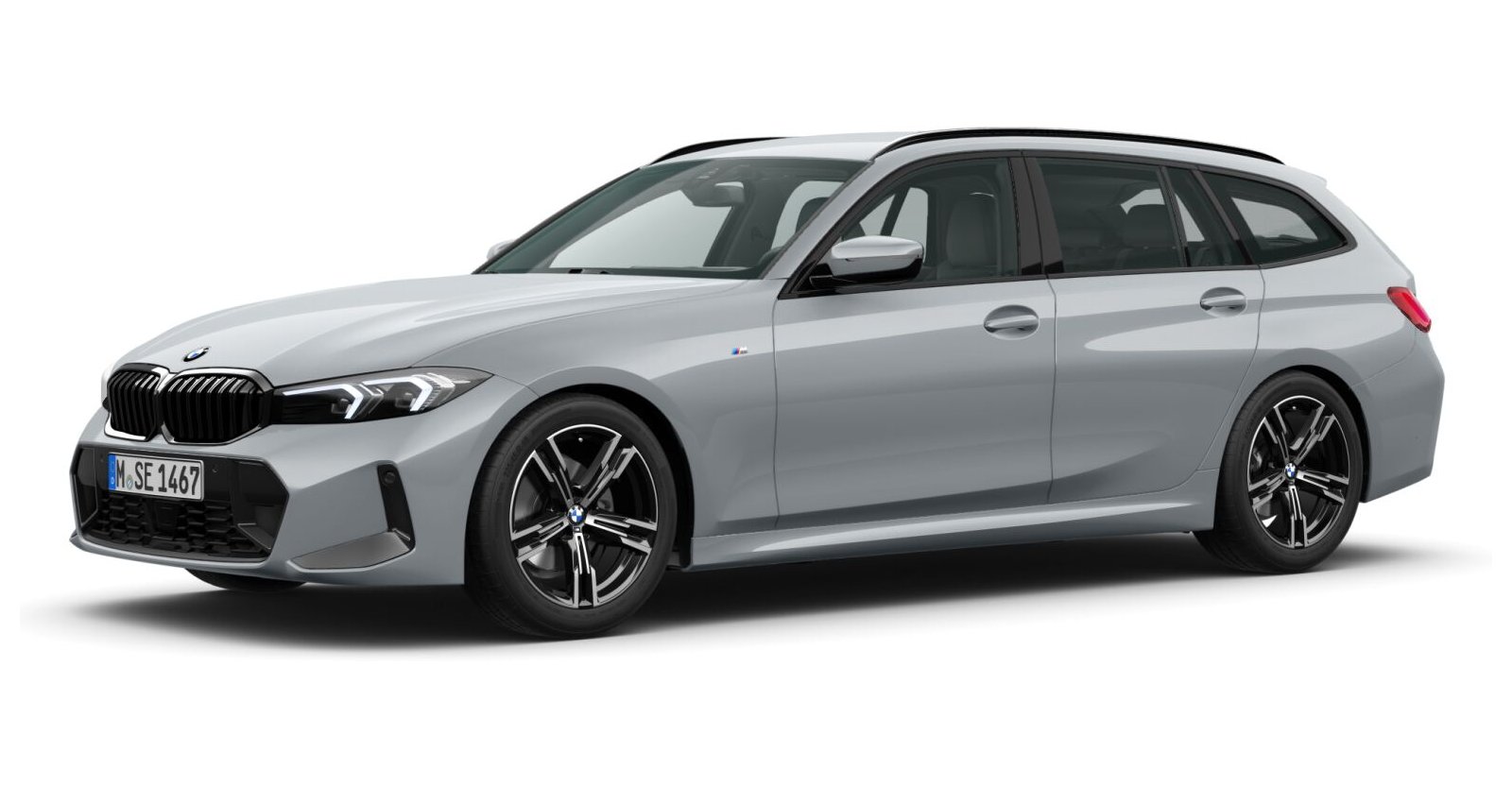 BMW BMW 3er in Grau von vorne BMW BMW 3er in Grau von vorne
