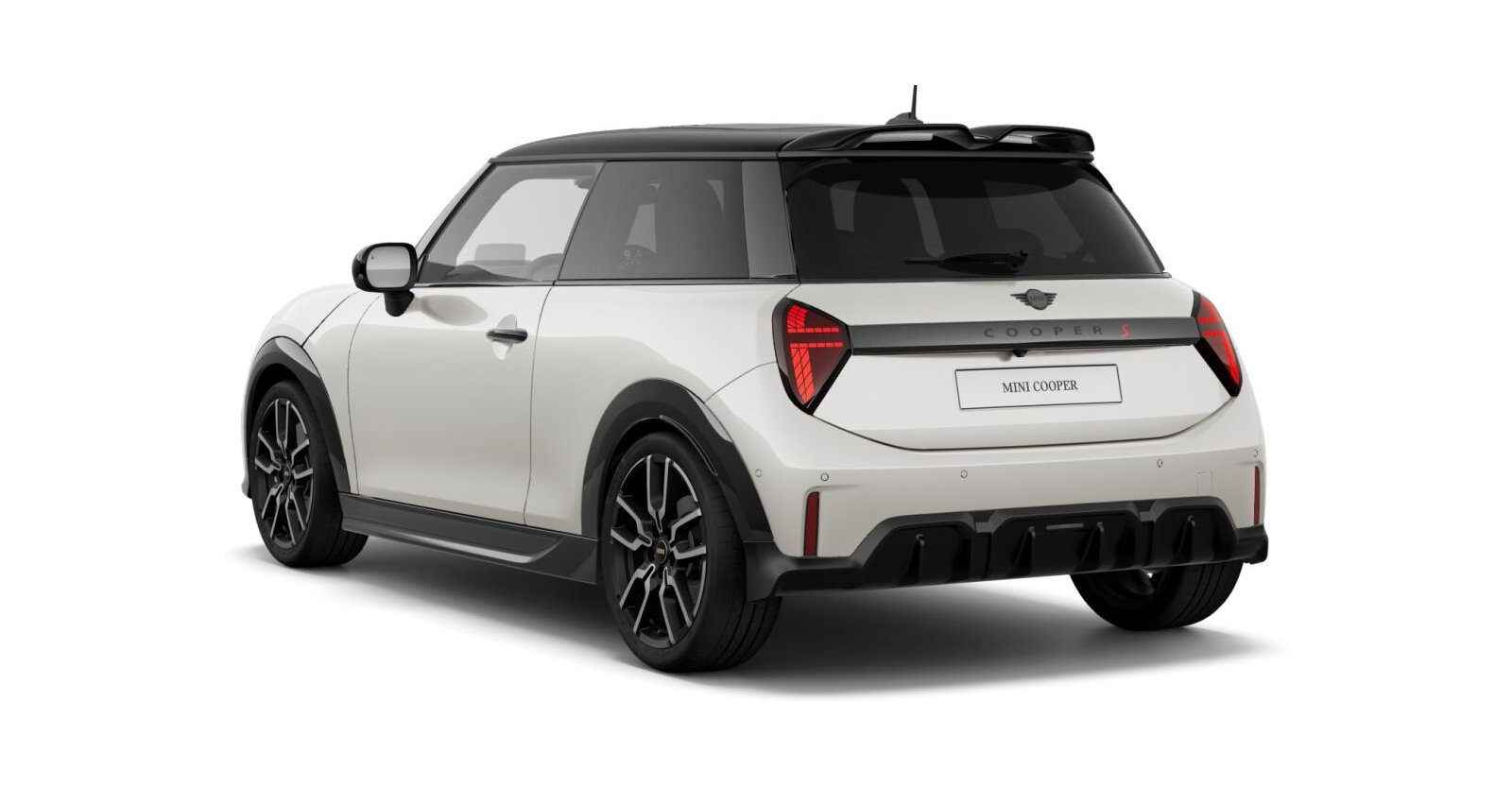 MINI MINI 3-Türer in Weiß von hinten MINI MINI 3-Türer in Weiß von hinten