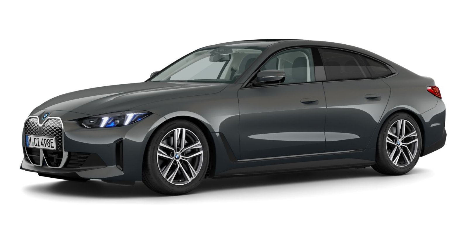 BMW BMW I in Grau von vorne BMW BMW I in Grau von vorne