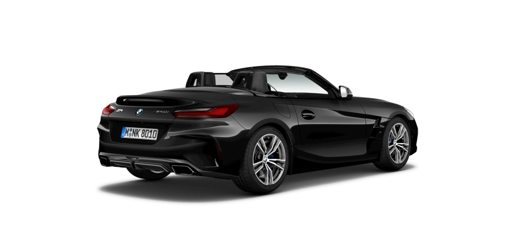 BMW BMW Z in Schwarz von hinten