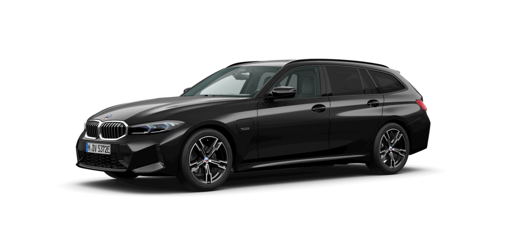 BMW BMW 3er in Schwarz von vorne BMW BMW 3er in Schwarz von vorne