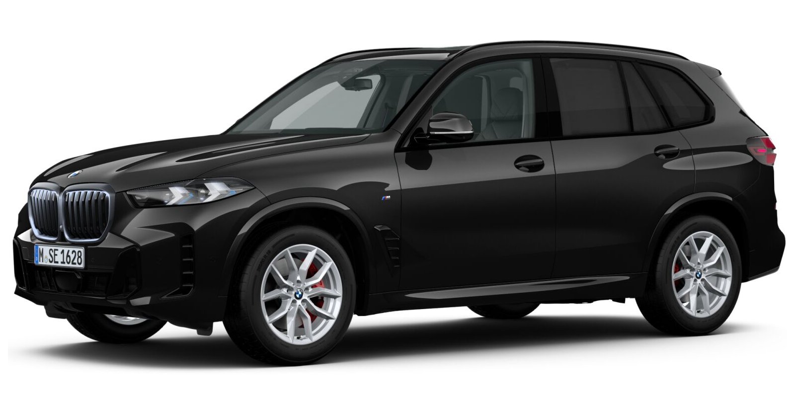 BMW X5 xDrive30d in Schwarz von vorne