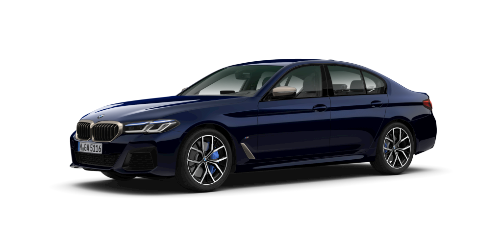 BMW BMW 5er in Blau von vorne BMW BMW 5er in Blau von vorne