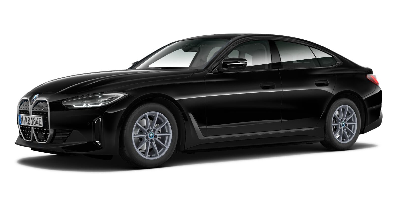 BMW BMW I in Schwarz von vorne BMW BMW I in Schwarz von vorne