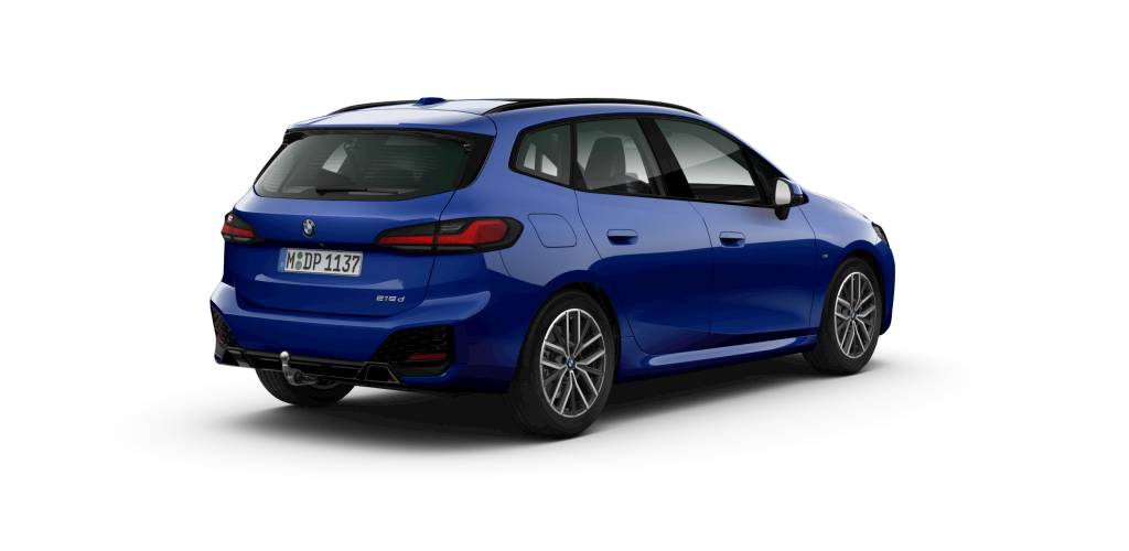 BMW BMW 2er in Blau von hinten BMW BMW 2er in Blau von hinten