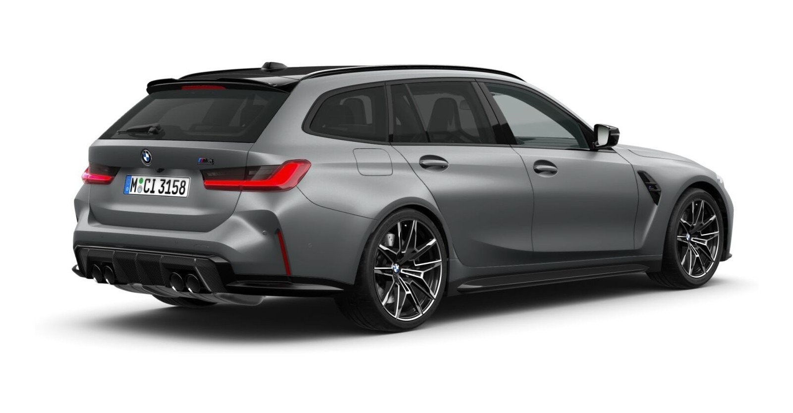 BMW BMW M in Grau von hinten BMW BMW M in Grau von hinten