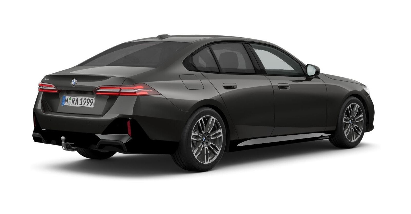 BMW BMW 5er in Grau von hinten BMW BMW 5er in Grau von hinten