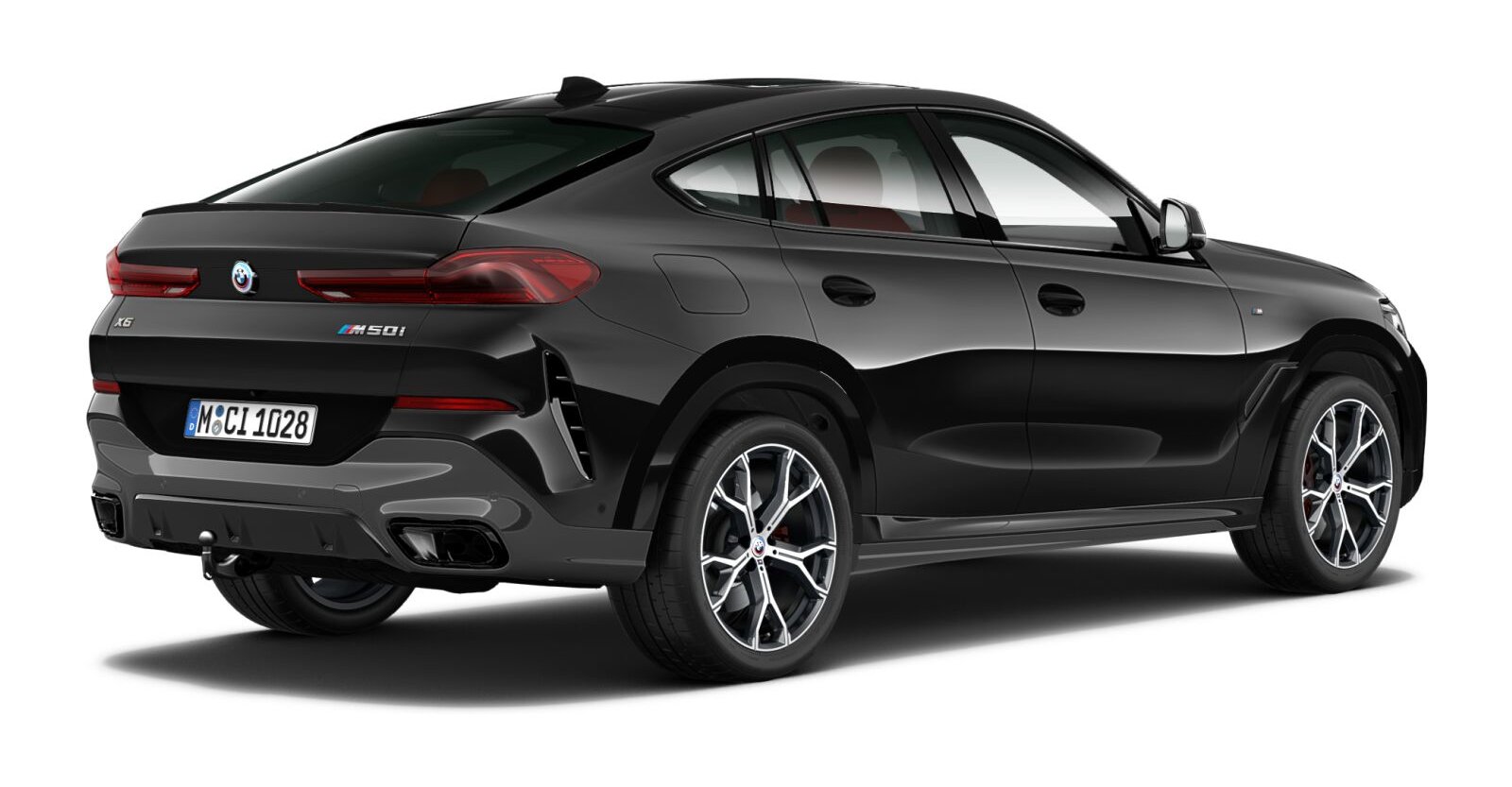 BMW BMW X in Schwarz von hinten BMW BMW X in Schwarz von hinten