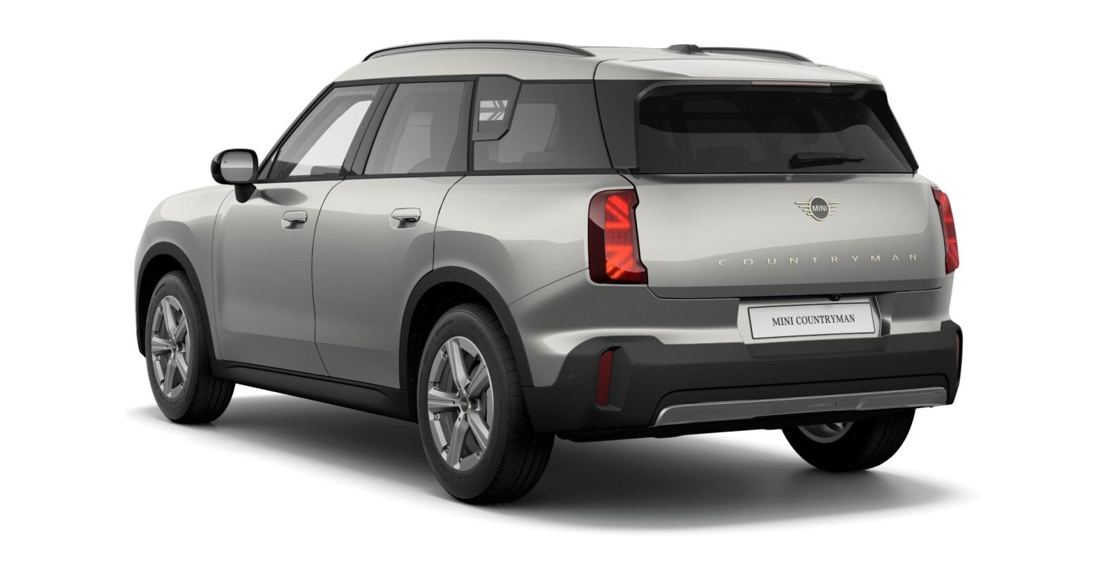MINI MINI Countryman in Silber von hinten MINI MINI Countryman in Silber von hinten