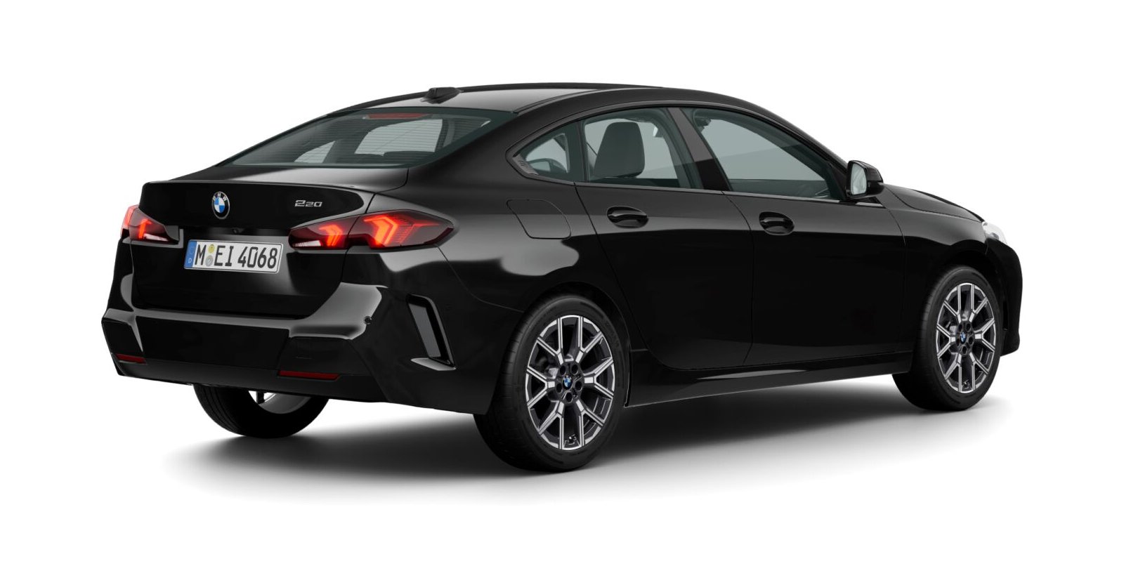 BMW BMW 2er in Schwarz von hinten BMW BMW 2er in Schwarz von hinten