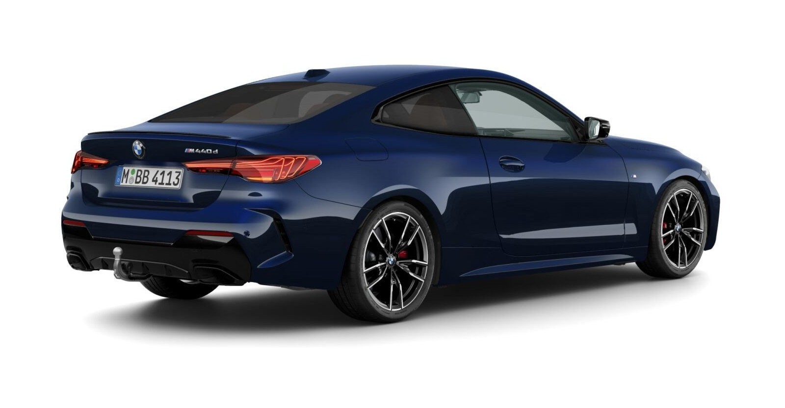 BMW BMW 4er in Blau von hinten BMW BMW 4er in Blau von hinten