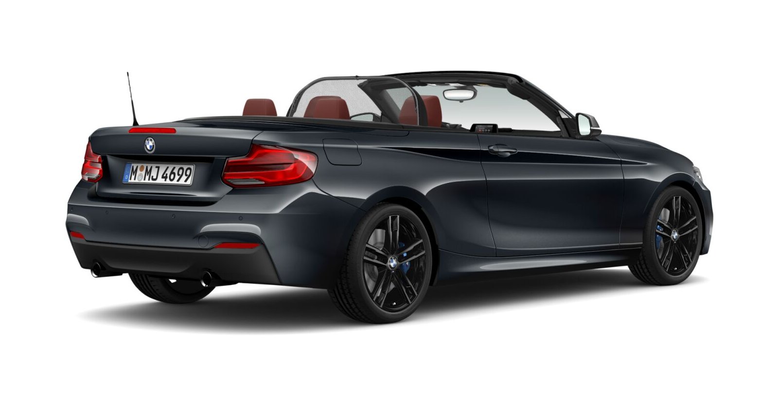 BMW BMW 2er in Grau von hinten BMW BMW 2er in Grau von hinten