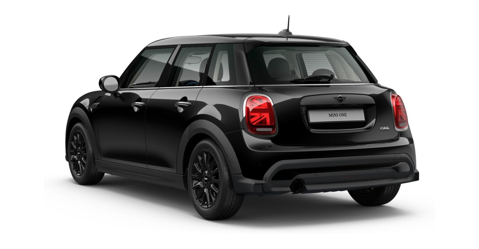 MINI MINI 5-Türer in Schwarz von hinten MINI MINI 5-Türer in Schwarz von hinten