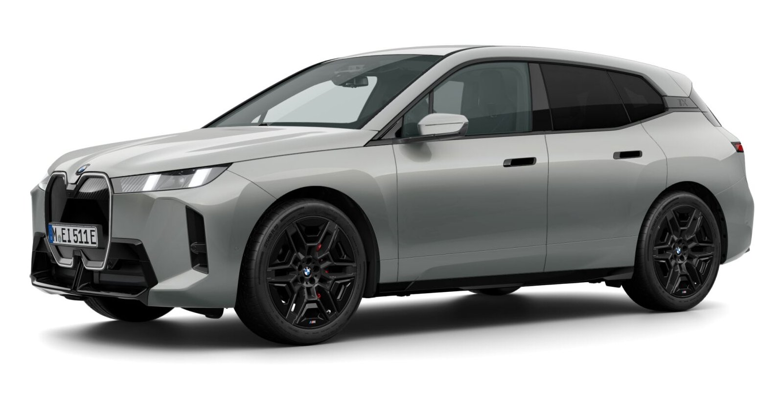 BMW iX xDrive45 in Grau von vorne BMW iX xDrive45 in Grau von vorne