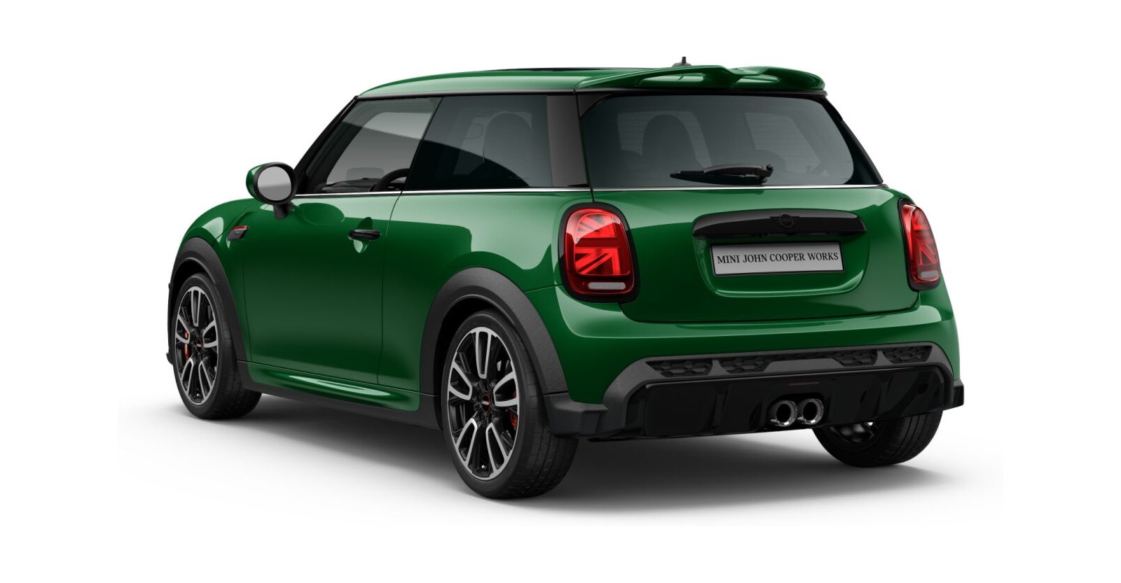MINI MINI 3-T&uuml;rer in Gr&uuml;n von hinten