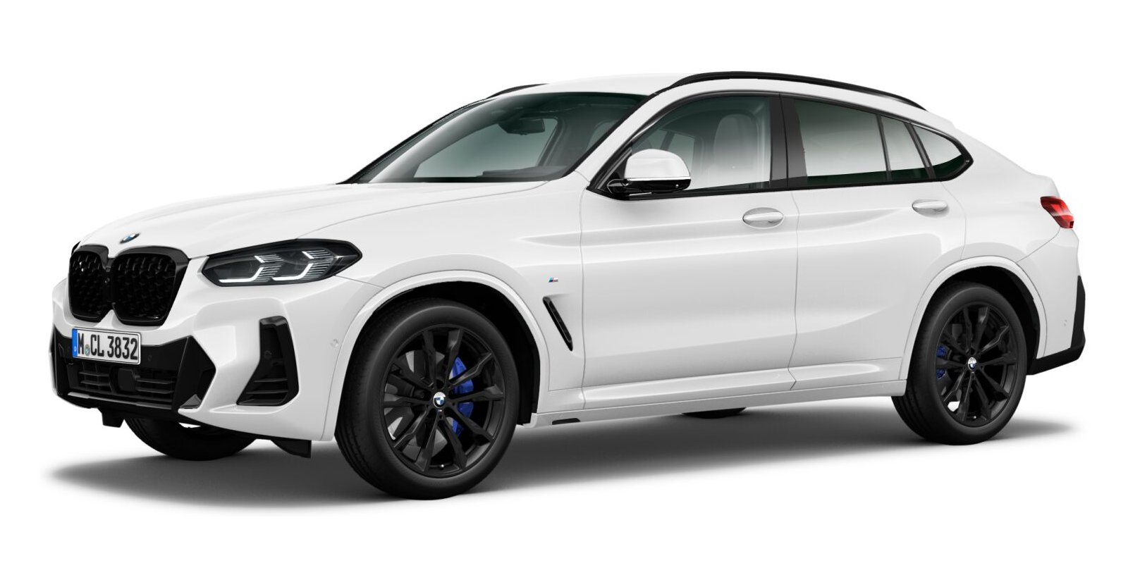 BMW X4 xDrive30d in Weiß von vorne BMW X4 xDrive30d in Weiß von vorne