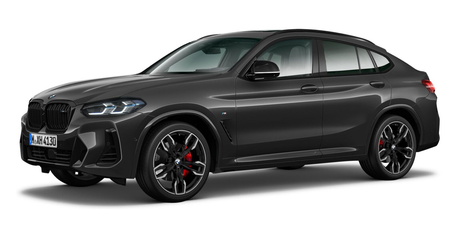 BMW X4 M40i in Grau von vorne BMW X4 M40i in Grau von vorne