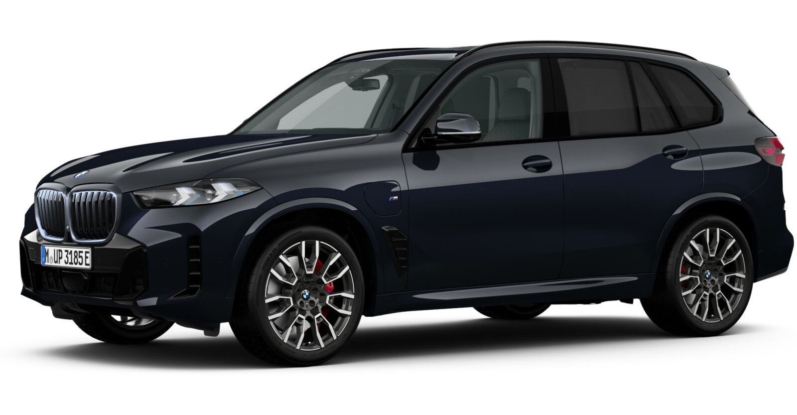 BMW X5 xDrive50e in Schwarz von vorne BMW X5 xDrive50e in Schwarz von vorne
