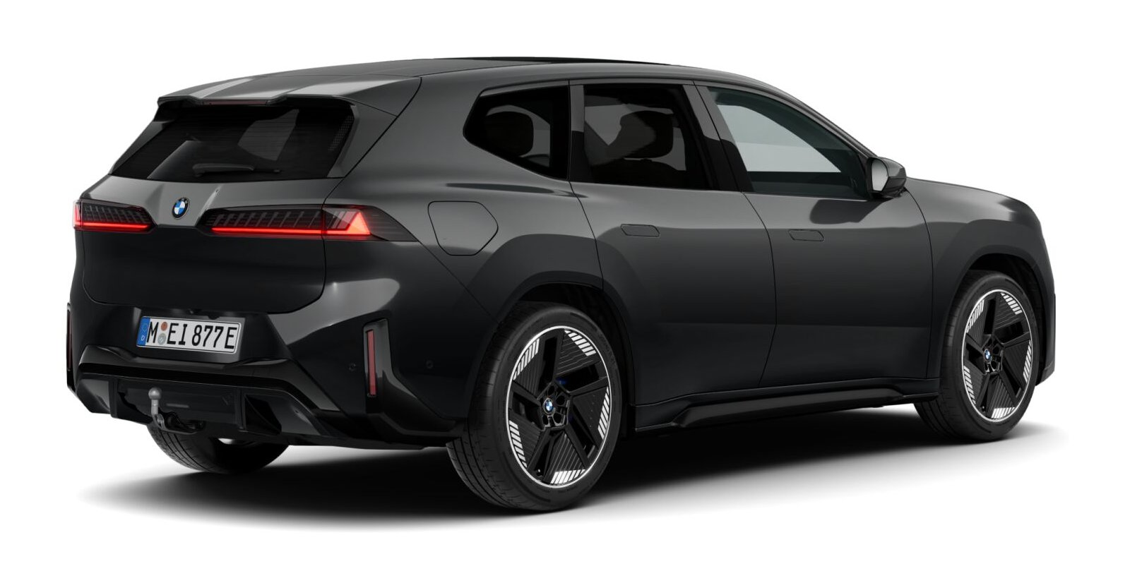 BMW BMW I in Schwarz von hinten