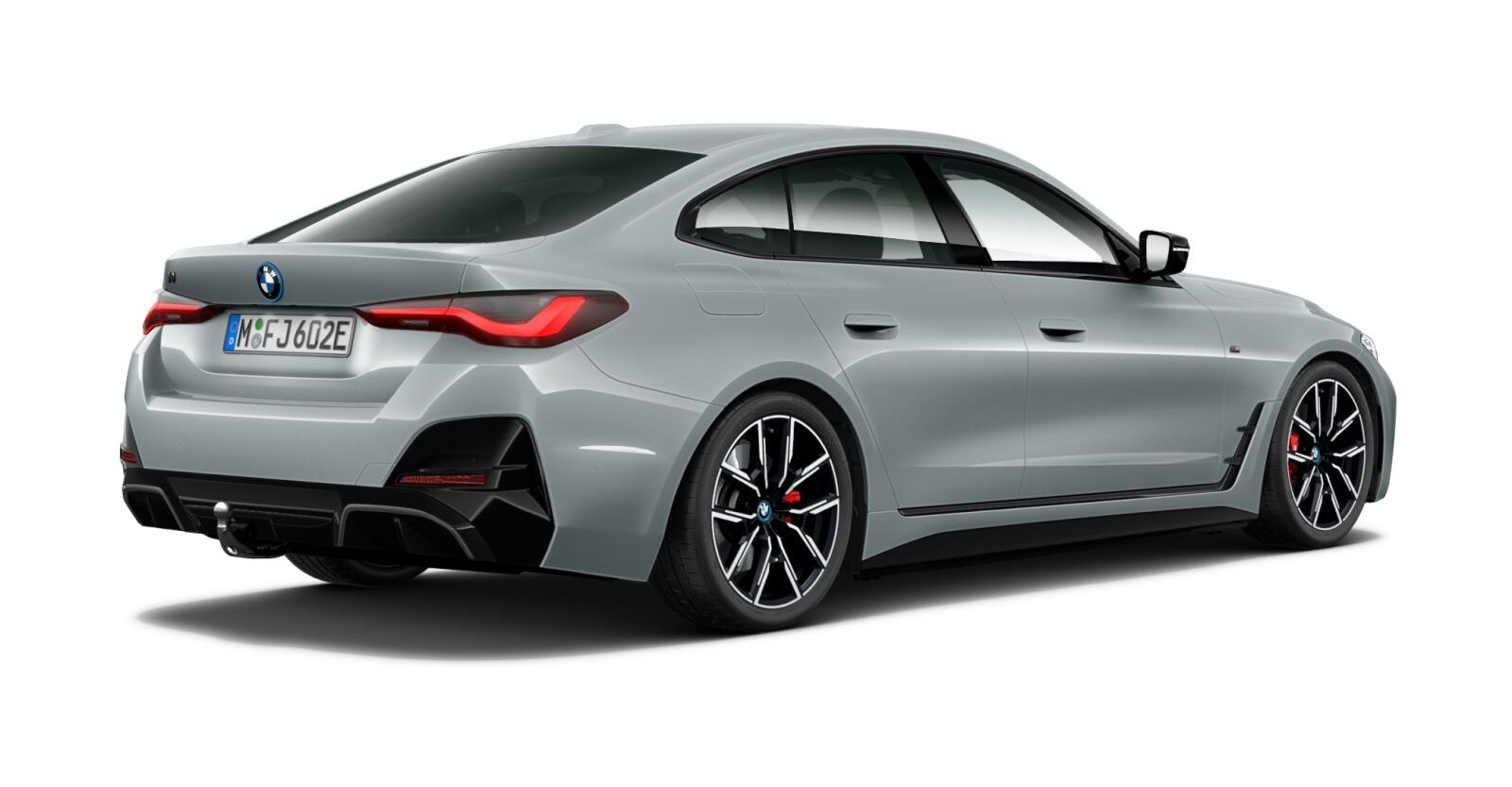 BMW BMW I in Grau von hinten BMW BMW I in Grau von hinten