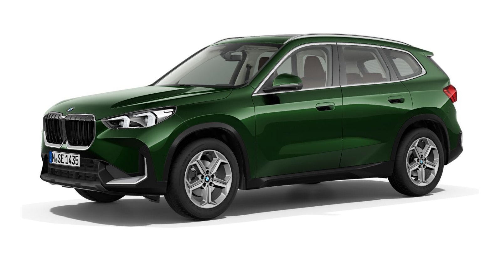 BMW X1 xDrive20d in Gr&uuml;n von vorne