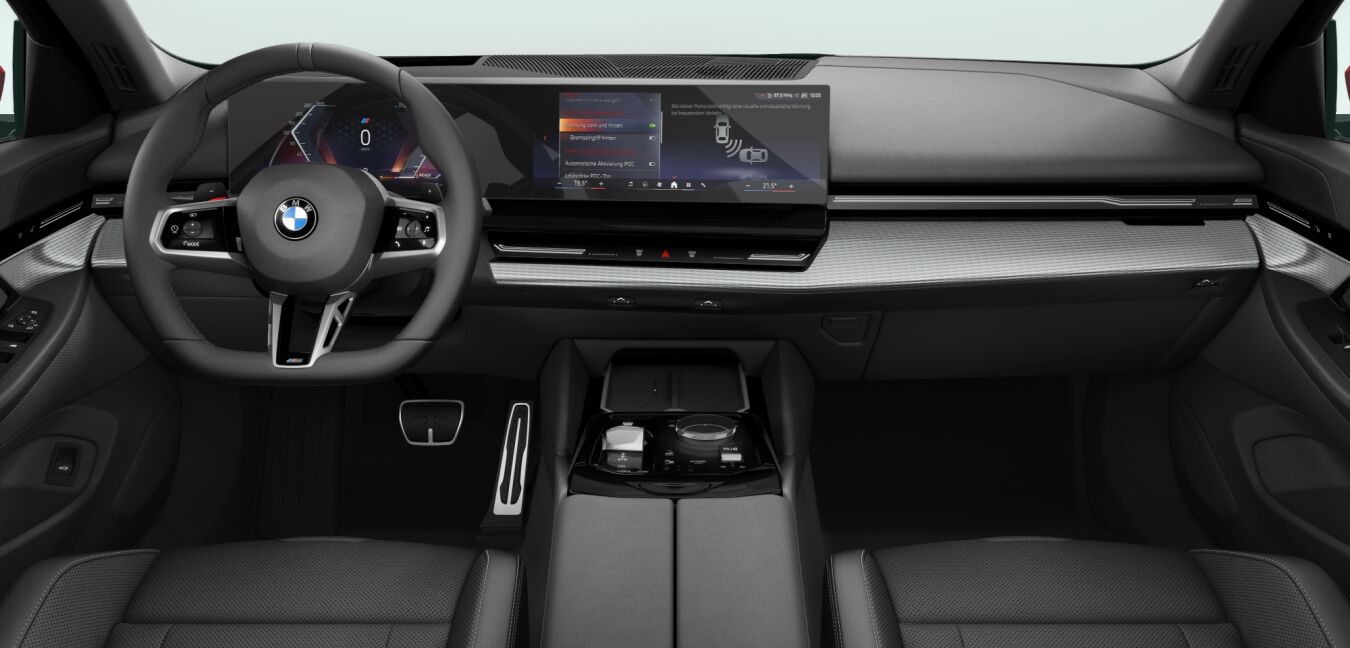 BMW BMW 5er im Innenraum von vorne BMW BMW 5er im Innenraum von vorne