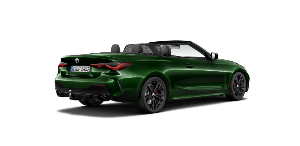 BMW BMW 4er in Gr&uuml;n von hinten