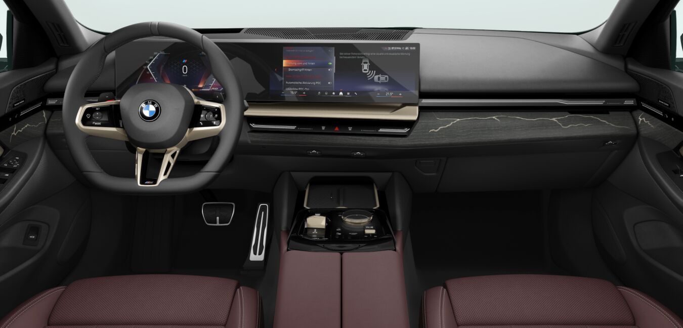 BMW BMW 5er im Innenraum von vorne BMW BMW 5er im Innenraum von vorne