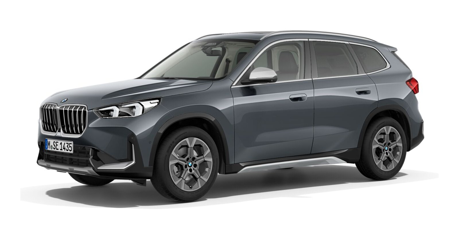 BMW X1 xDrive20d in Grau von vorne BMW X1 xDrive20d in Grau von vorne