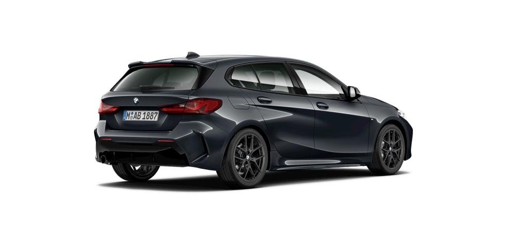 BMW BMW 1er in Grau von hinten BMW BMW 1er in Grau von hinten