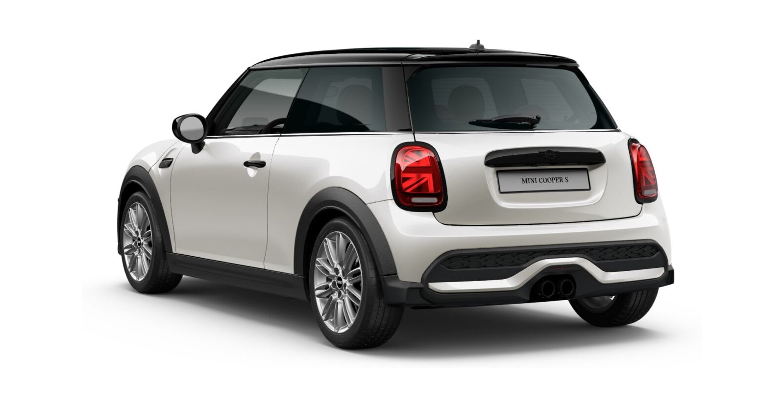 MINI MINI 3-Türer in Weiß von hinten MINI MINI 3-Türer in Weiß von hinten