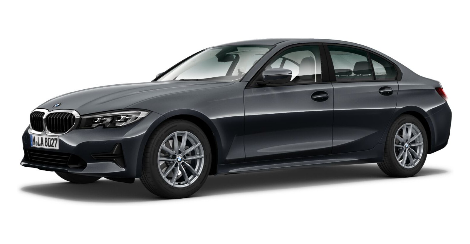 BMW BMW 3er in Grau von vorne BMW BMW 3er in Grau von vorne