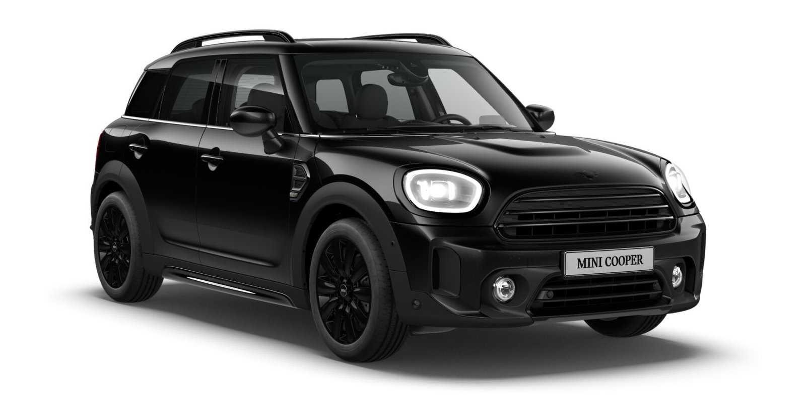 MINI Cooper Countryman in Schwarz von vorne MINI Cooper Countryman in Schwarz von vorne