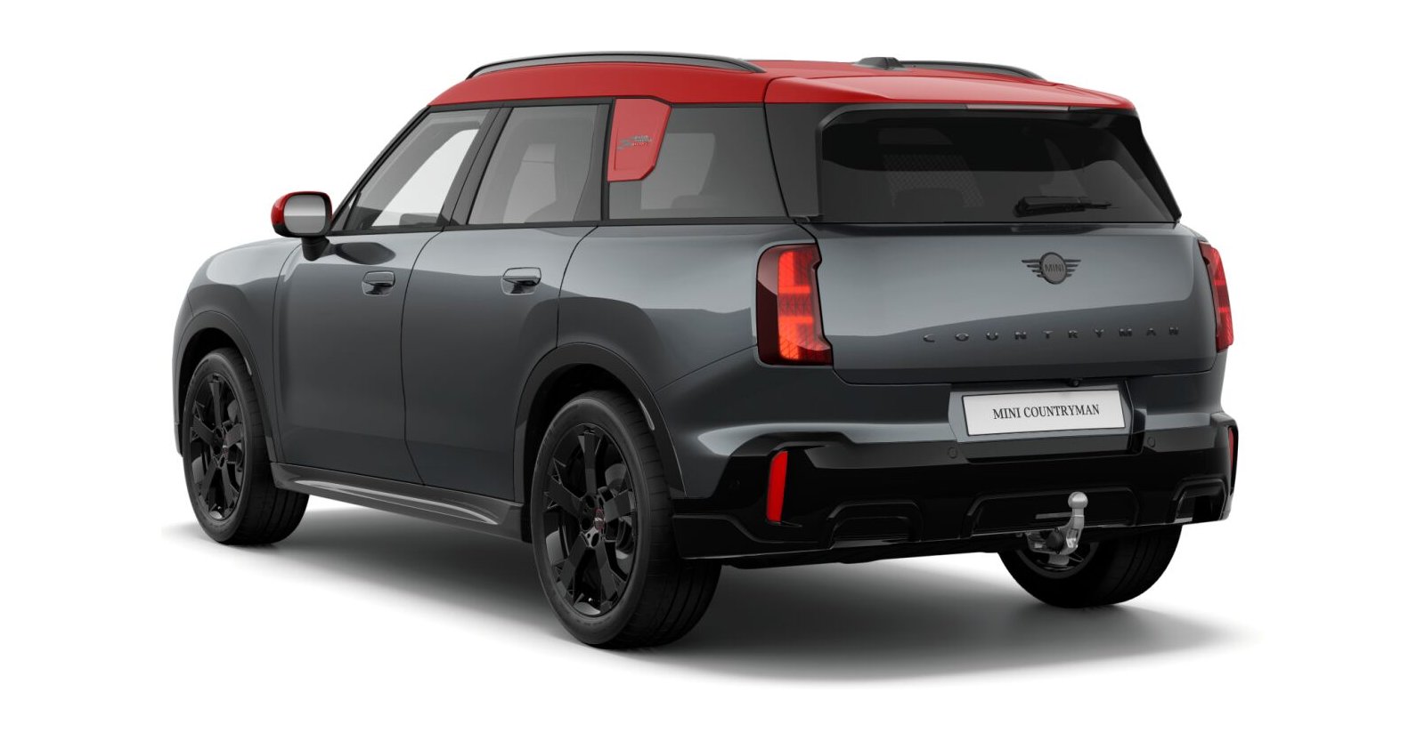 MINI MINI Countryman in Grau von hinten MINI MINI Countryman in Grau von hinten