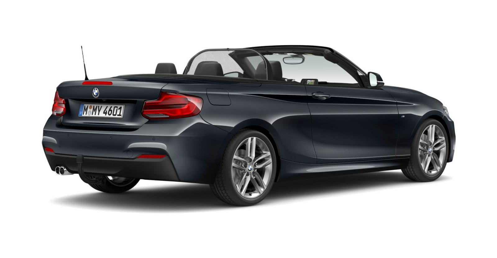 BMW BMW 2er in Grau von hinten BMW BMW 2er in Grau von hinten