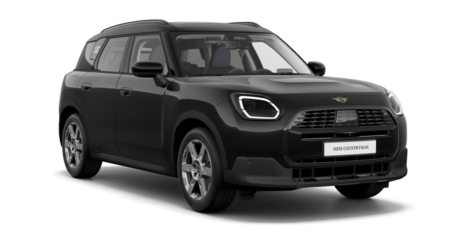 MINI Countryman D in Schwarz von vorne MINI Countryman D in Schwarz von vorne