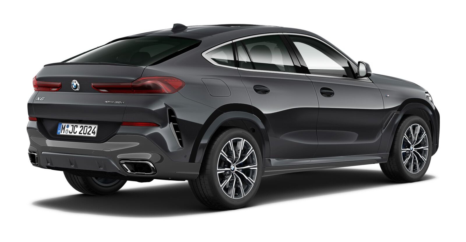 BMW BMW X in Grau von hinten BMW BMW X in Grau von hinten