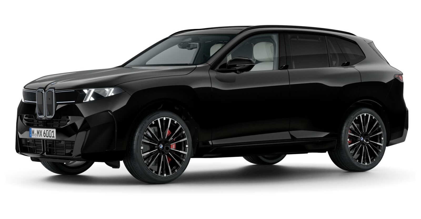 BMW X5 40d xDrive in Schwarz von vorne
