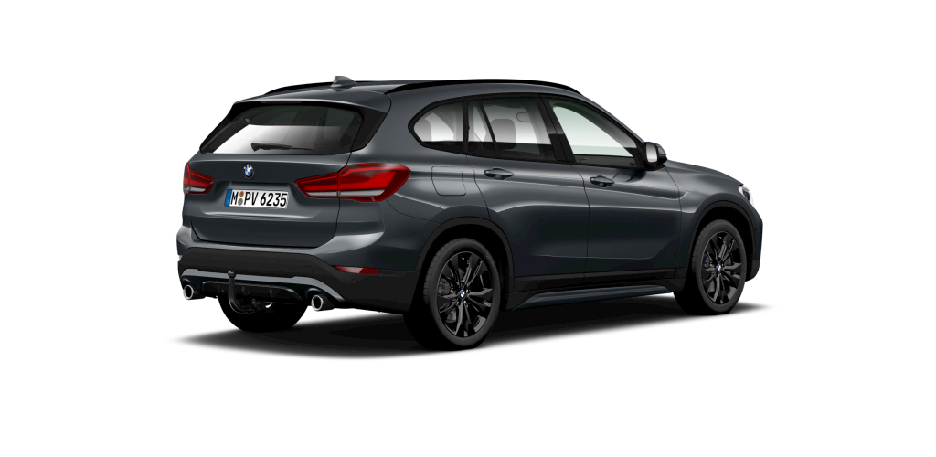 BMW BMW X in Grau von hinten BMW BMW X in Grau von hinten