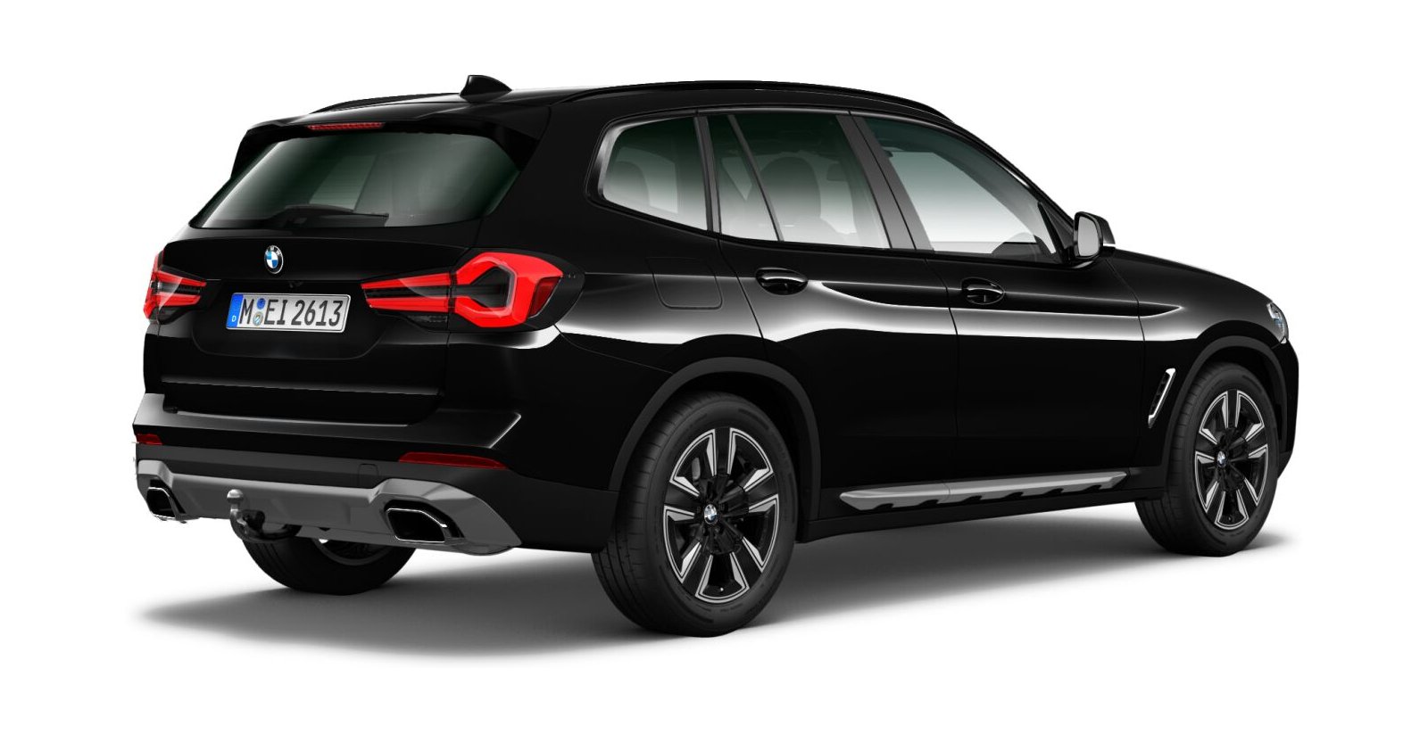 BMW BMW X in Schwarz von hinten BMW BMW X in Schwarz von hinten