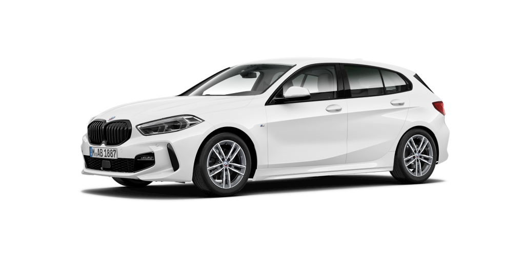 BMW BMW 1er in Weiß von vorne BMW BMW 1er in Weiß von vorne