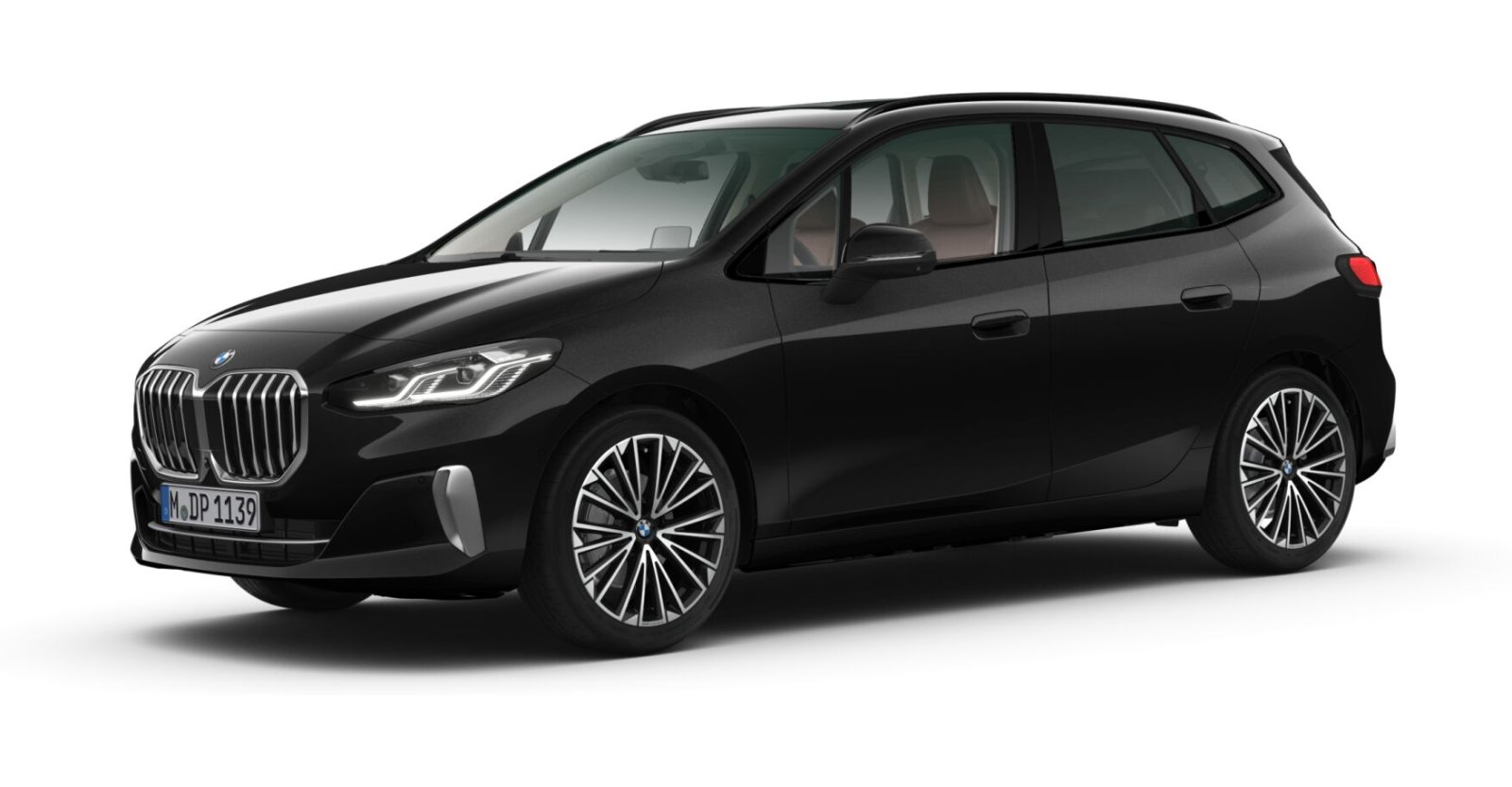 BMW BMW 2er in Schwarz von vorne BMW BMW 2er in Schwarz von vorne