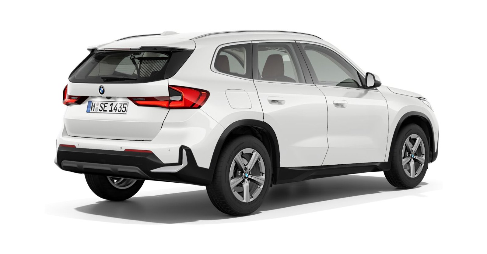 BMW BMW X in Weiß von hinten BMW BMW X in Weiß von hinten