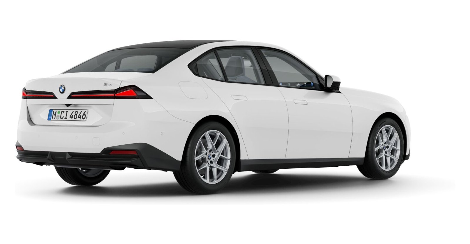 BMW BMW 3er in Weiß von hinten BMW BMW 3er in Weiß von hinten