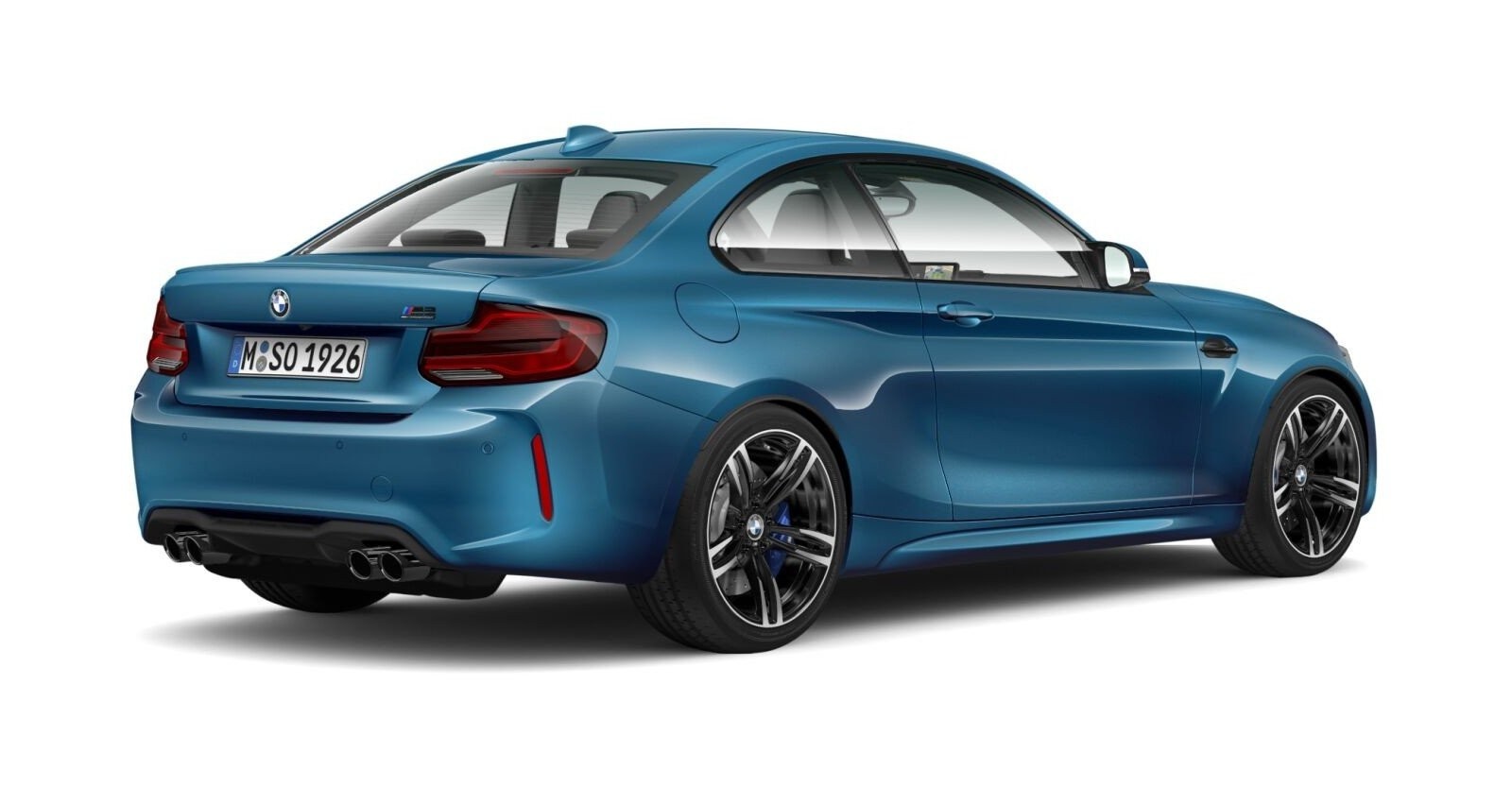BMW BMW M in Blau von hinten BMW BMW M in Blau von hinten