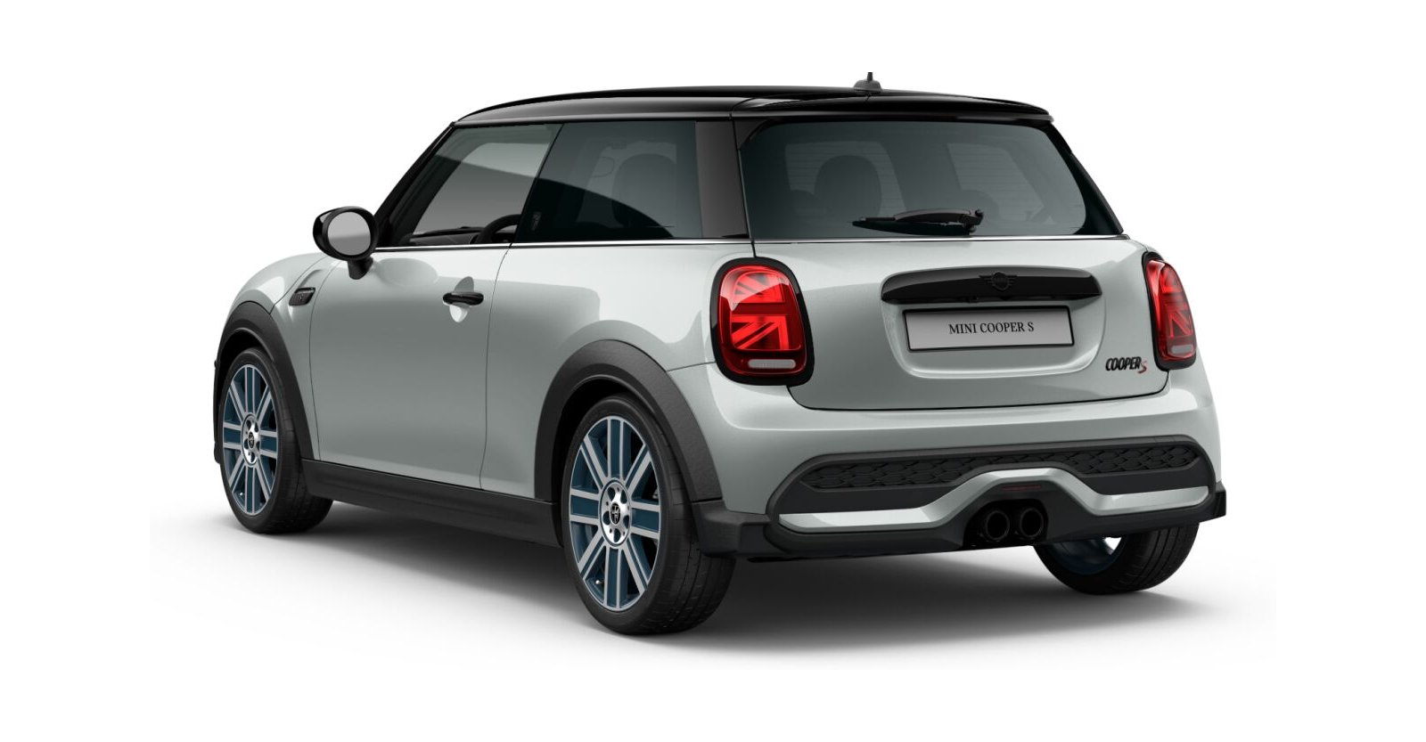 MINI MINI 3-T&uuml;rer in Silber von hinten